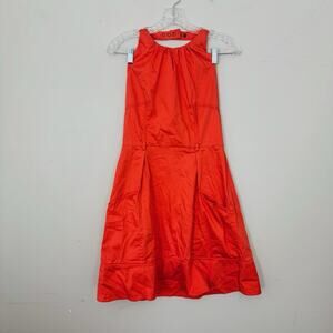 Calvin Klein Bright Red Halter Top Dress Women’s Size 6